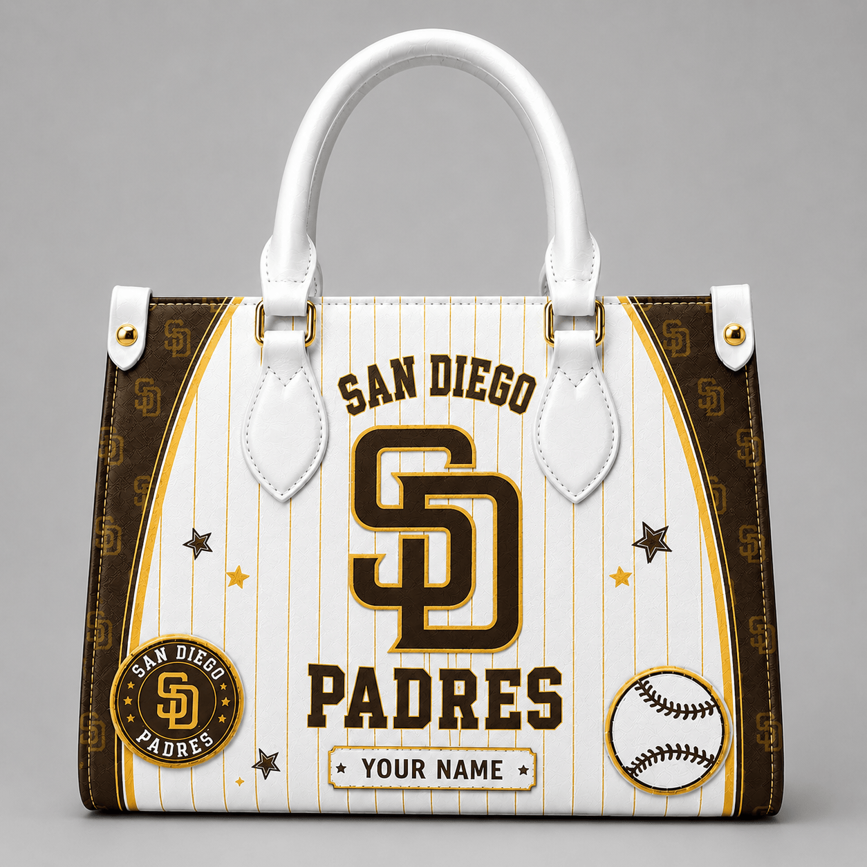 S.d.padres | Premium .m.l.b. Fan Pride Leather Handbag