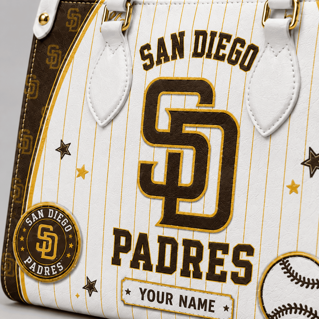 S.d.padres | Premium .m.l.b. Fan Pride Leather Handbag