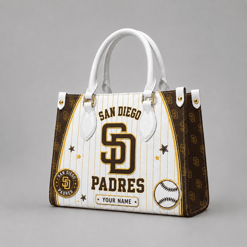 S.d.padres | Premium .m.l.b. Fan Pride Leather Handbag