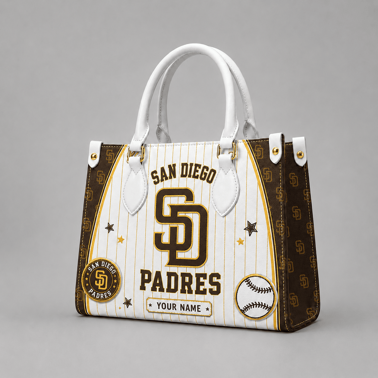 S.d.padres | Premium .m.l.b. Fan Pride Leather Handbag
