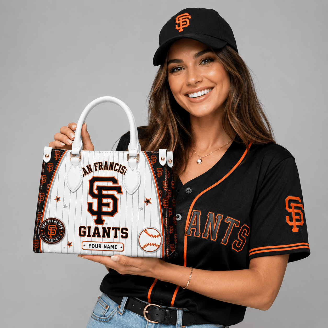 S.f.giants | Premium .m.l.b. Fan Pride Leather Handbag