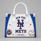 N.y.mets | Premium .m.l.b. Fan Pride Leather Handbag