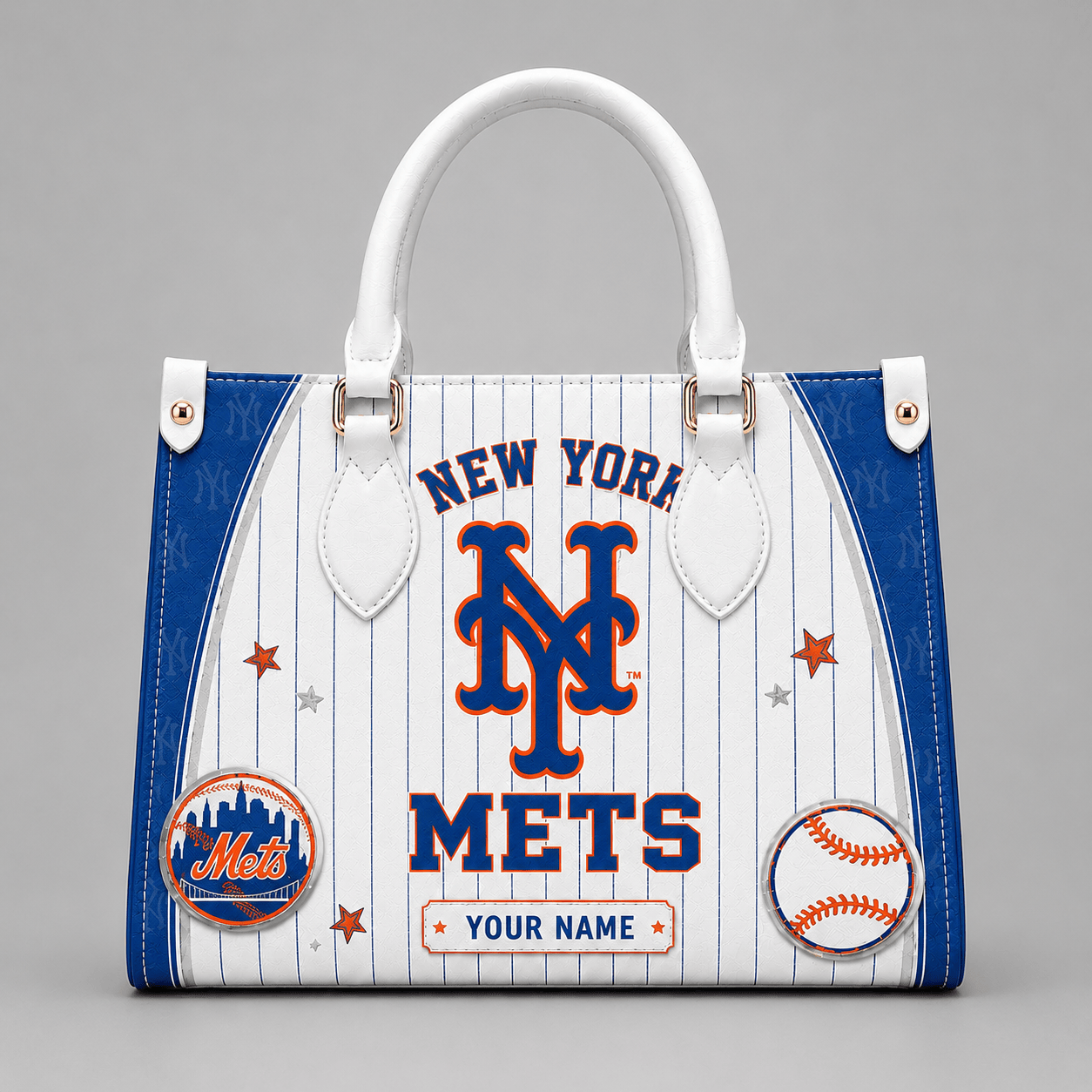 N.y.mets | Premium .m.l.b. Fan Pride Leather Handbag