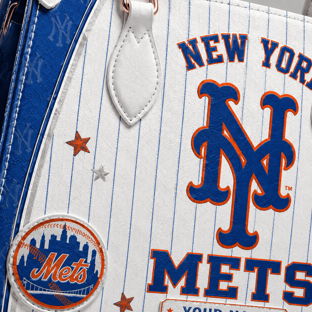 N.y.mets | Premium .m.l.b. Fan Pride Leather Handbag