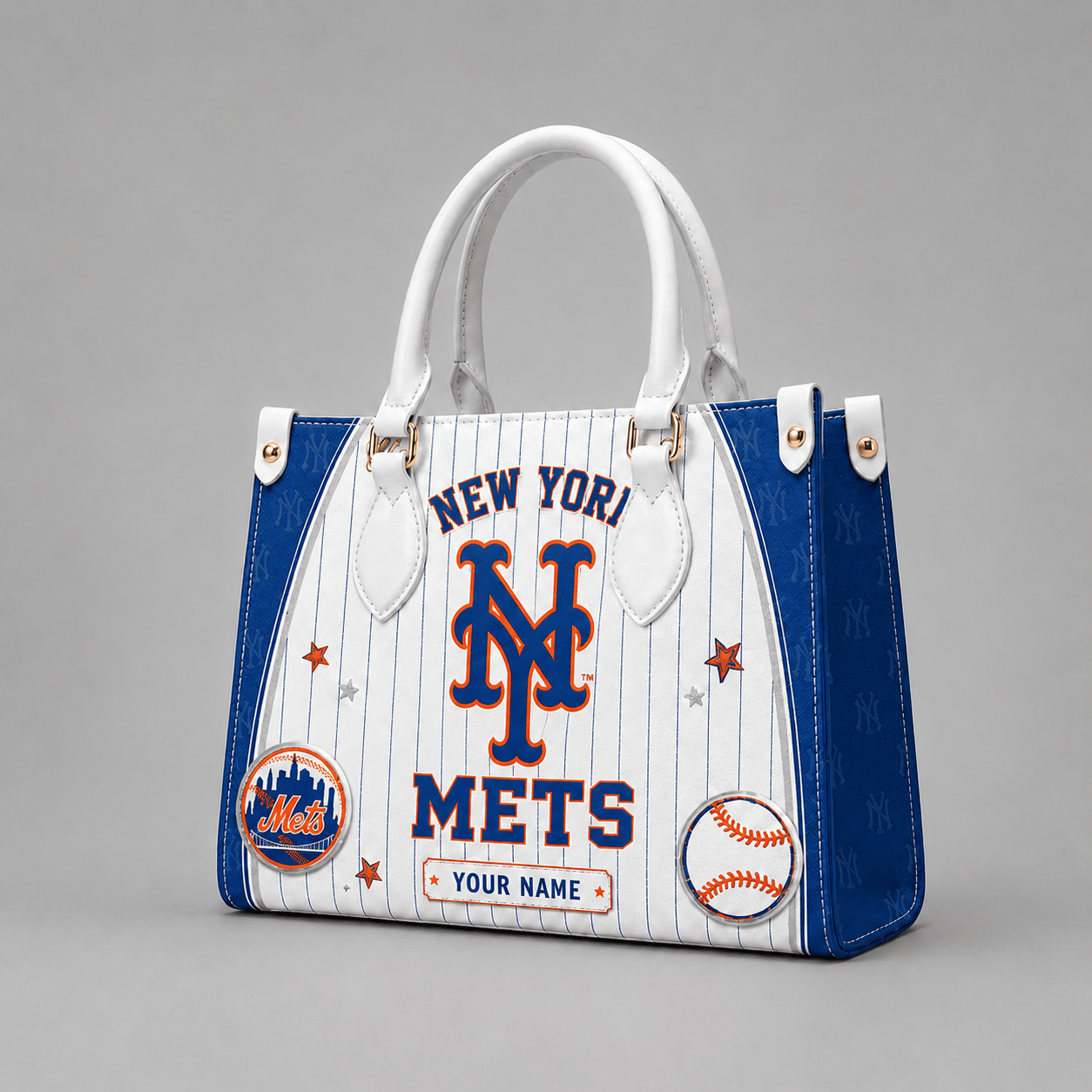 N.y.mets | Premium .m.l.b. Fan Pride Leather Handbag