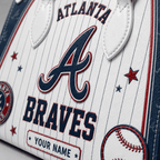 A.braves | Premium .m.l.b. Fan Pride Leather Handbag