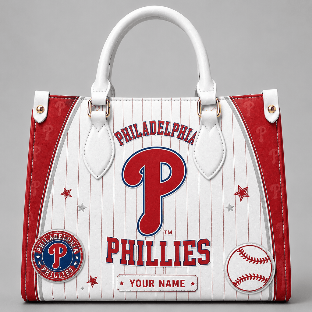 P.phillies | Premium .m.l.b. Fan Pride Leather Handbag