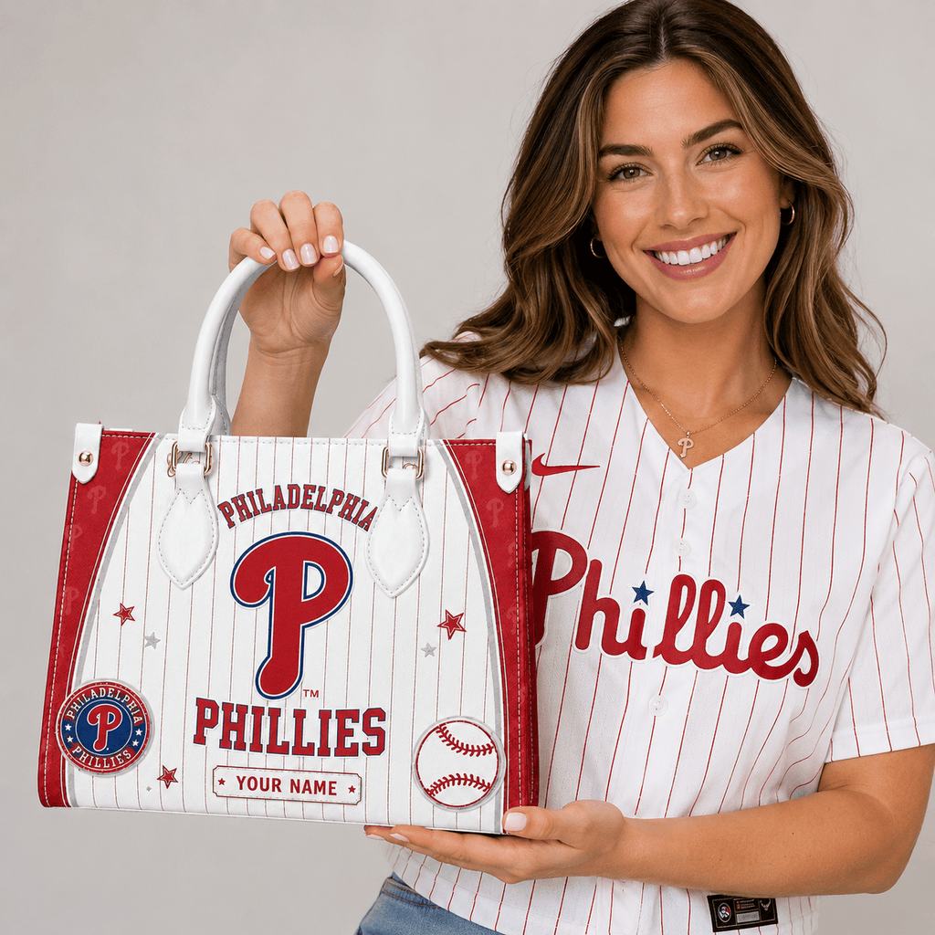 P.phillies | Premium .m.l.b. Fan Pride Leather Handbag