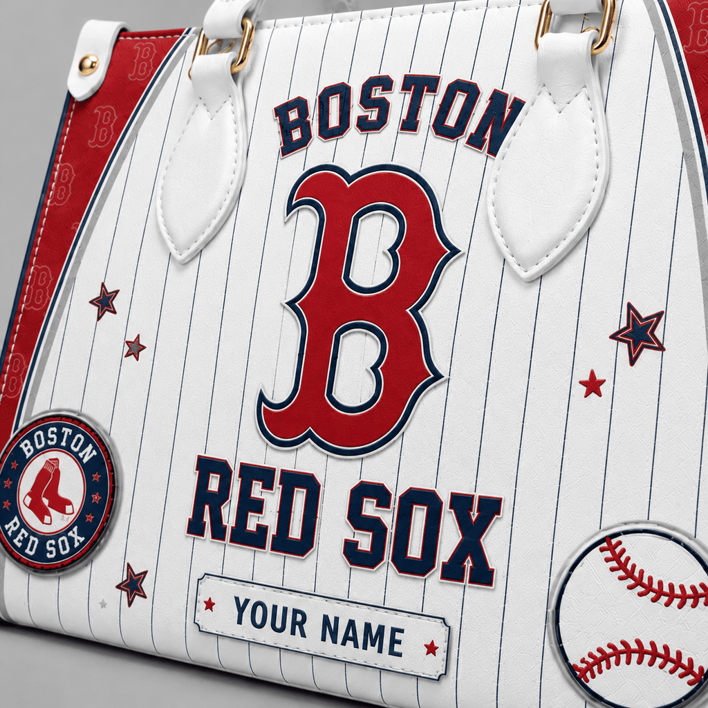 B.red Sox | Premium .m.l.b. Fan Pride Leather Handbag