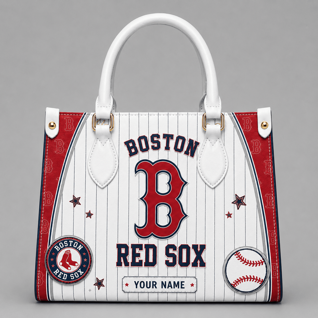 B.red Sox | Premium .m.l.b. Fan Pride Leather Handbag