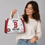 B.red Sox | Premium .m.l.b. Fan Pride Leather Handbag