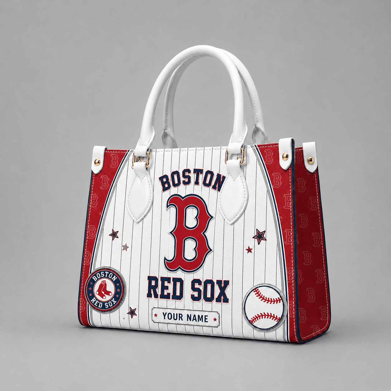 B.red Sox | Premium .m.l.b. Fan Pride Leather Handbag