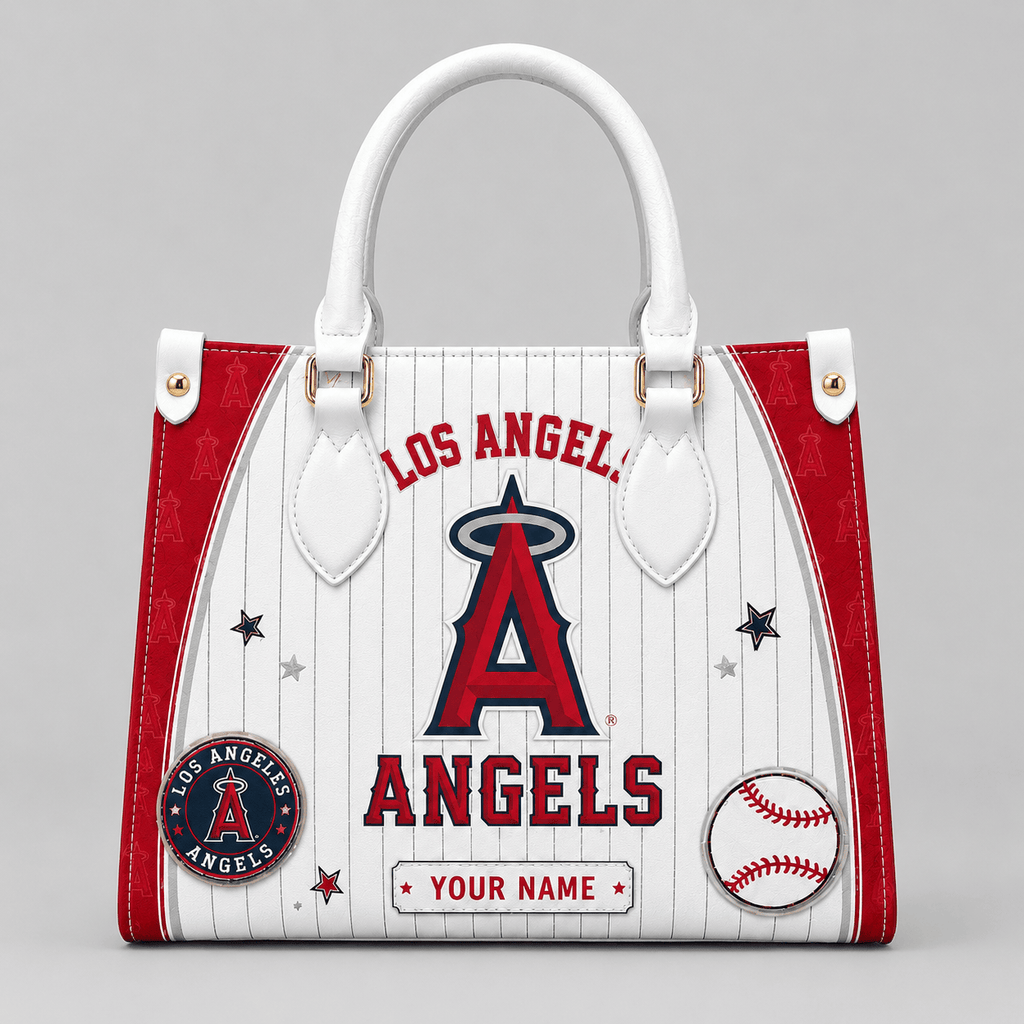 L.a.angels | Premium .m.l.b. Fan Pride Leather Handbag