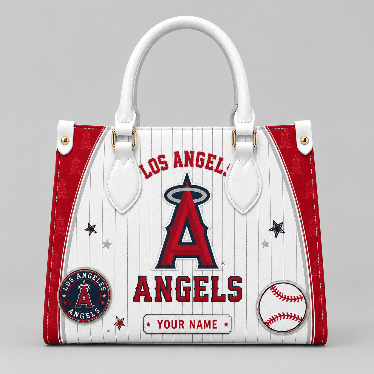 L.a.angels | Premium .m.l.b. Fan Pride Leather Handbag