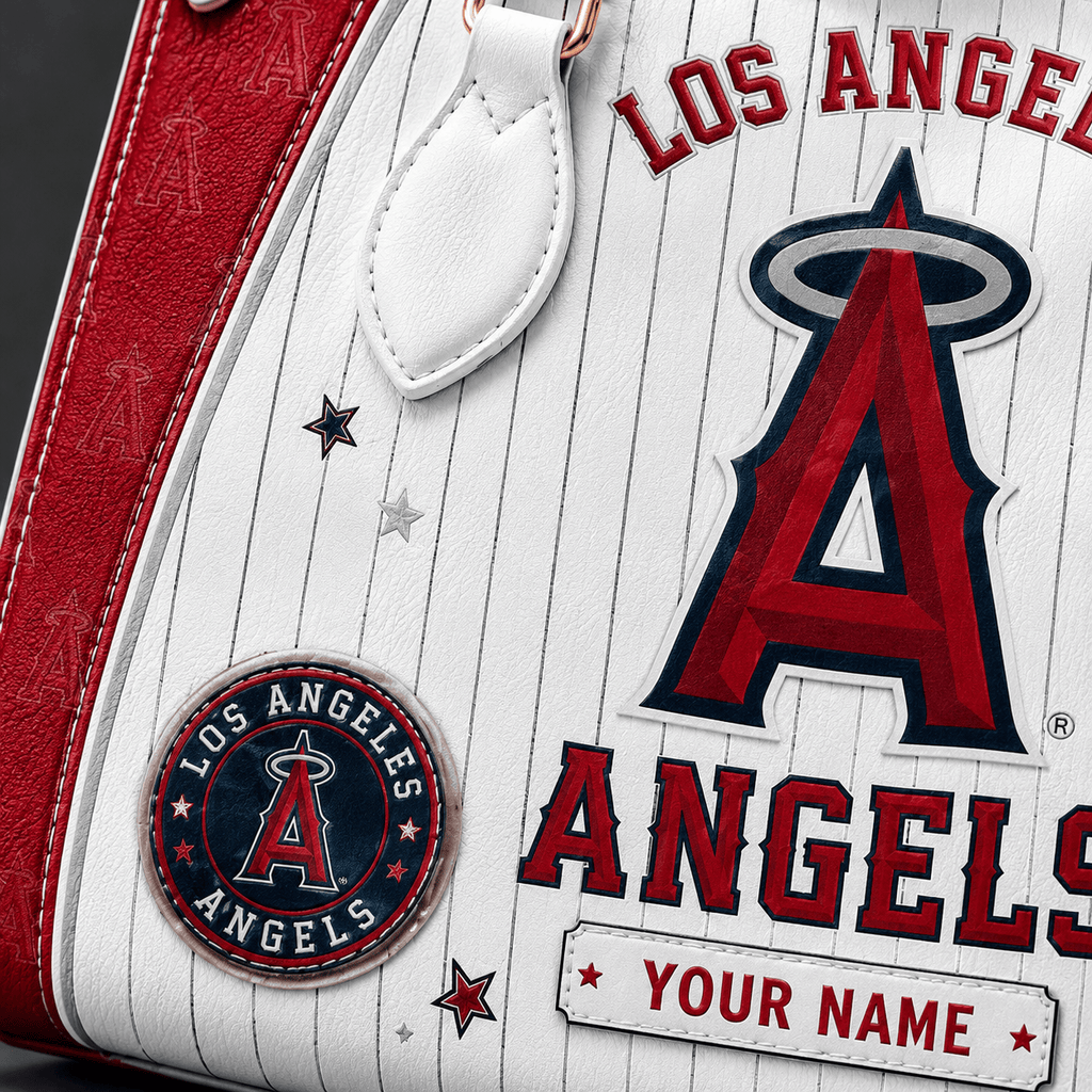 L.a.angels | Premium .m.l.b. Fan Pride Leather Handbag