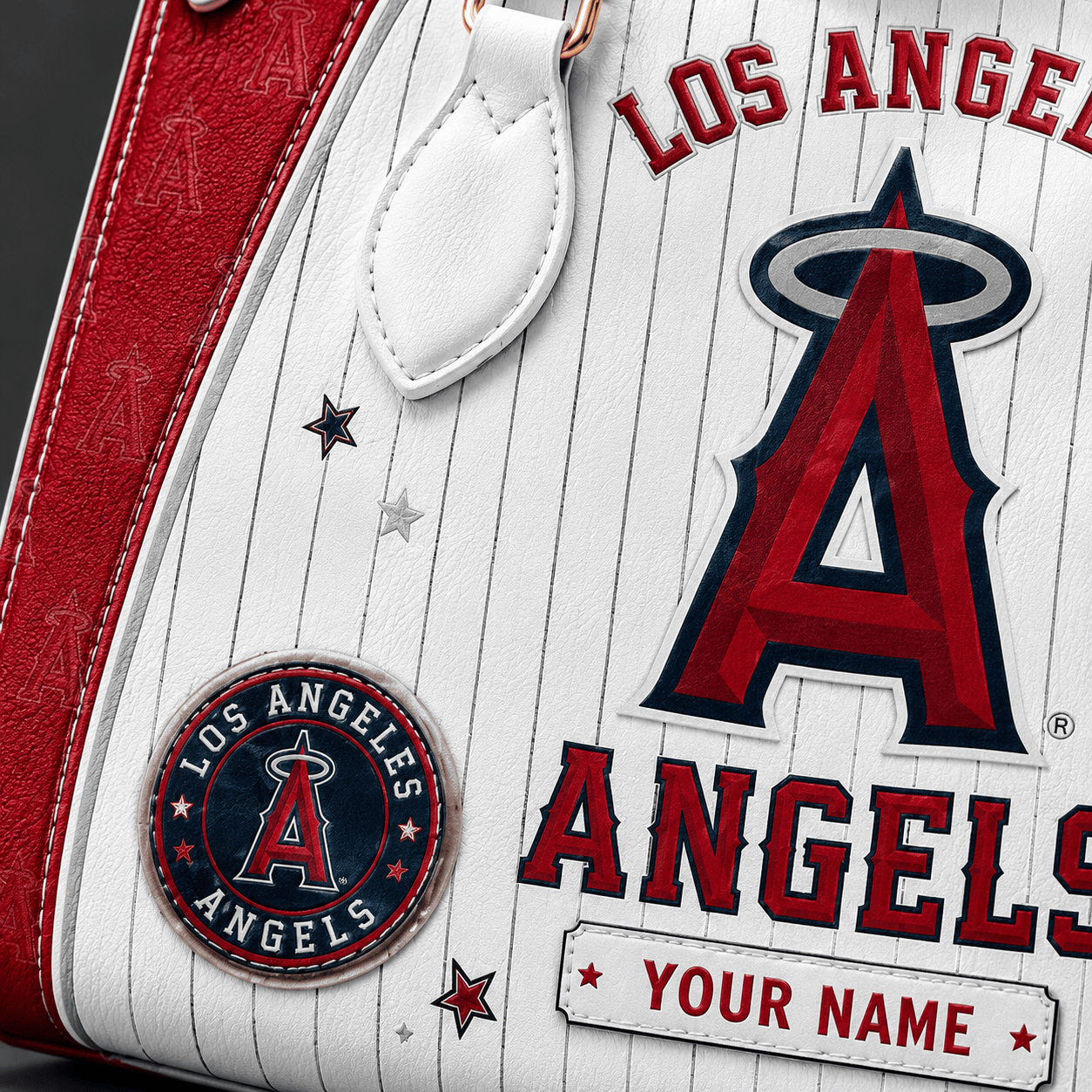 L.a.angels | Premium .m.l.b. Fan Pride Leather Handbag
