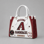 A.diamondbacks | Premium .m.l.b. Fan Pride Leather Handbag