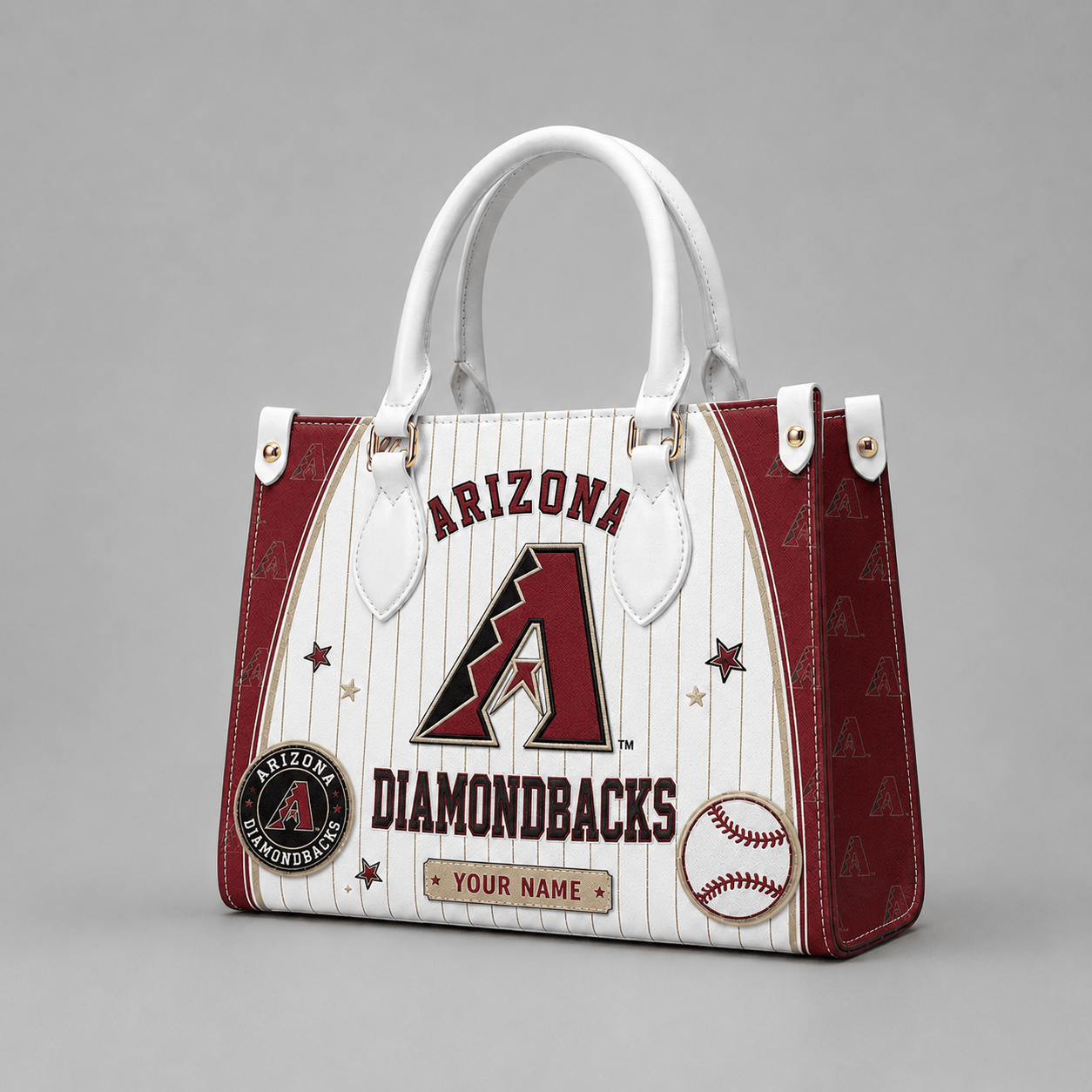 A.diamondbacks | Premium .m.l.b. Fan Pride Leather Handbag