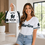M.marlins | Premium .m.l.b. Fan Pride Leather Handbag