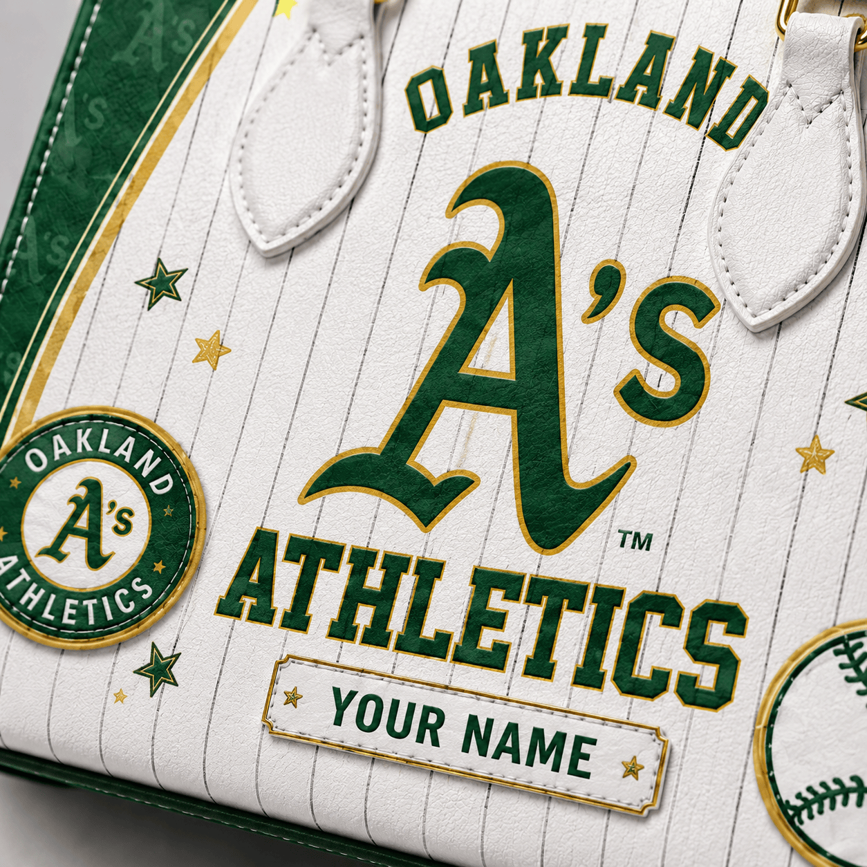 O.athletics | Premium .m.l.b. Fan Pride Leather Handbag