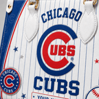 C.cubs | Premium .m.l.b. Fan Pride Leather Handbag