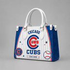 C.cubs | Premium .m.l.b. Fan Pride Leather Handbag