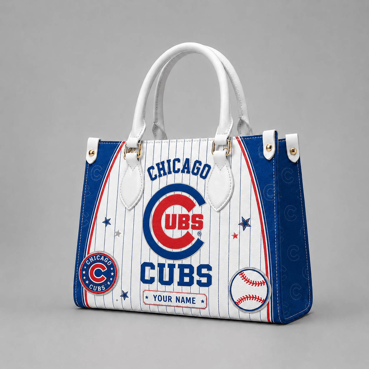 C.cubs | Premium .m.l.b. Fan Pride Leather Handbag
