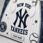 N.y.yankees | Premium .m.l.b. Fan Pride Leather Handbag