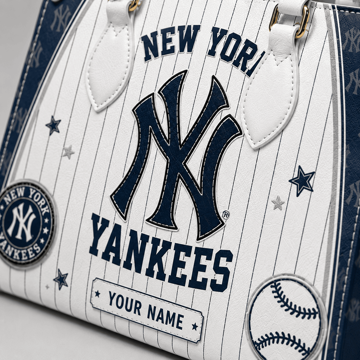 N.y.yankees | Premium .m.l.b. Fan Pride Leather Handbag