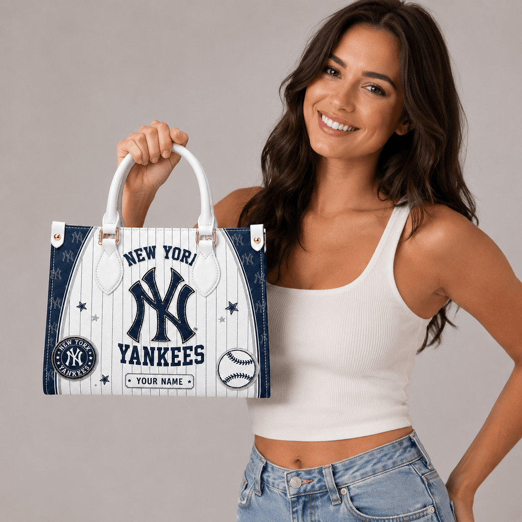N.y.yankees | Premium .m.l.b. Fan Pride Leather Handbag