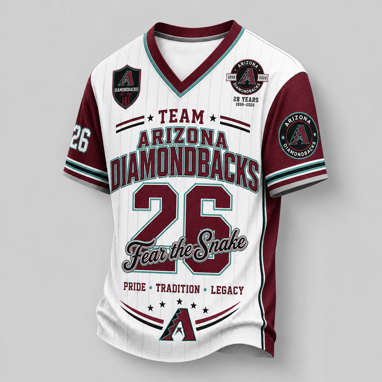 A.diamondbacks | Premium .m.l.b. Legacy Pride V-neck Jersey