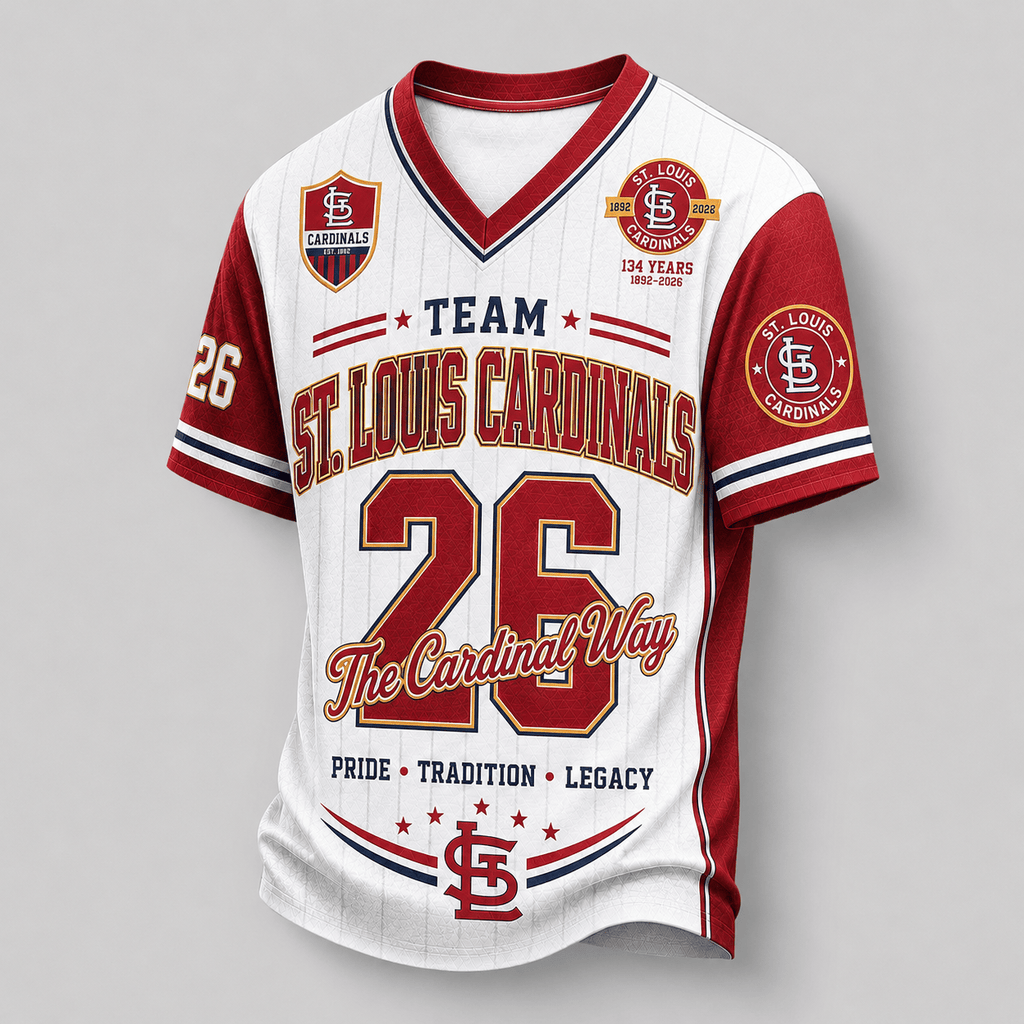 S.l.cardinals | Premium .m.l.b. Legacy Pride V-neck Jersey