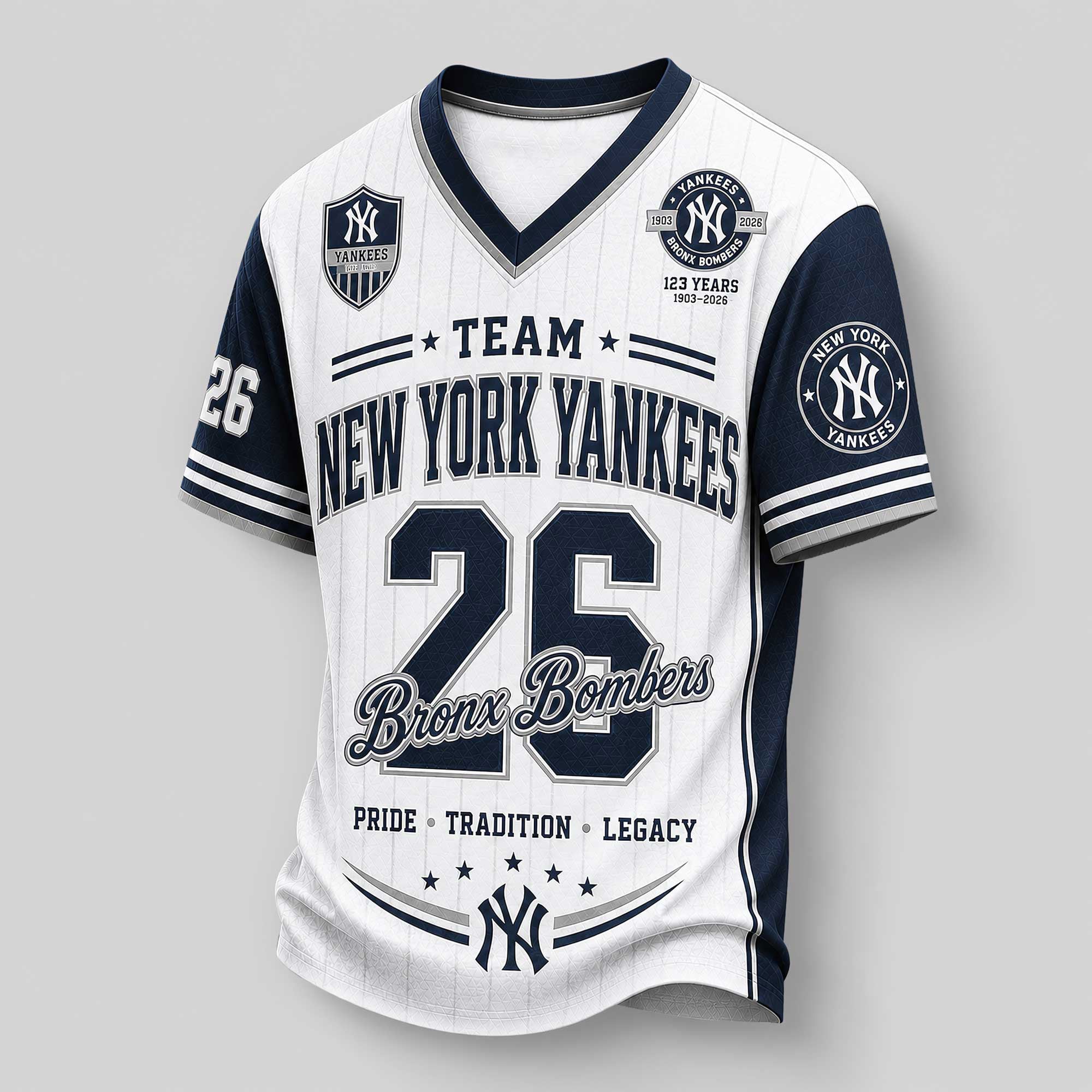 N.y.yankees | Premium .m.l.b. Legacy Pride V-neck Jersey