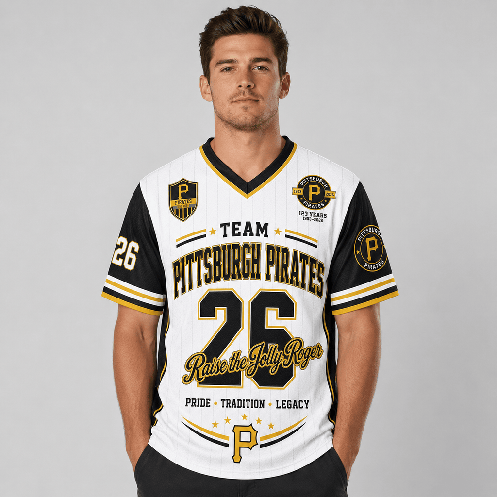 P.pirates | Premium .m.l.b. Legacy Pride V-neck Jersey
