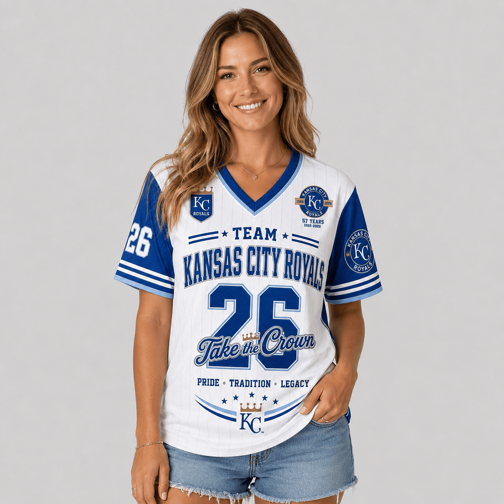 K.c.royals | Premium .m.l.b. Legacy Pride V-neck Jersey