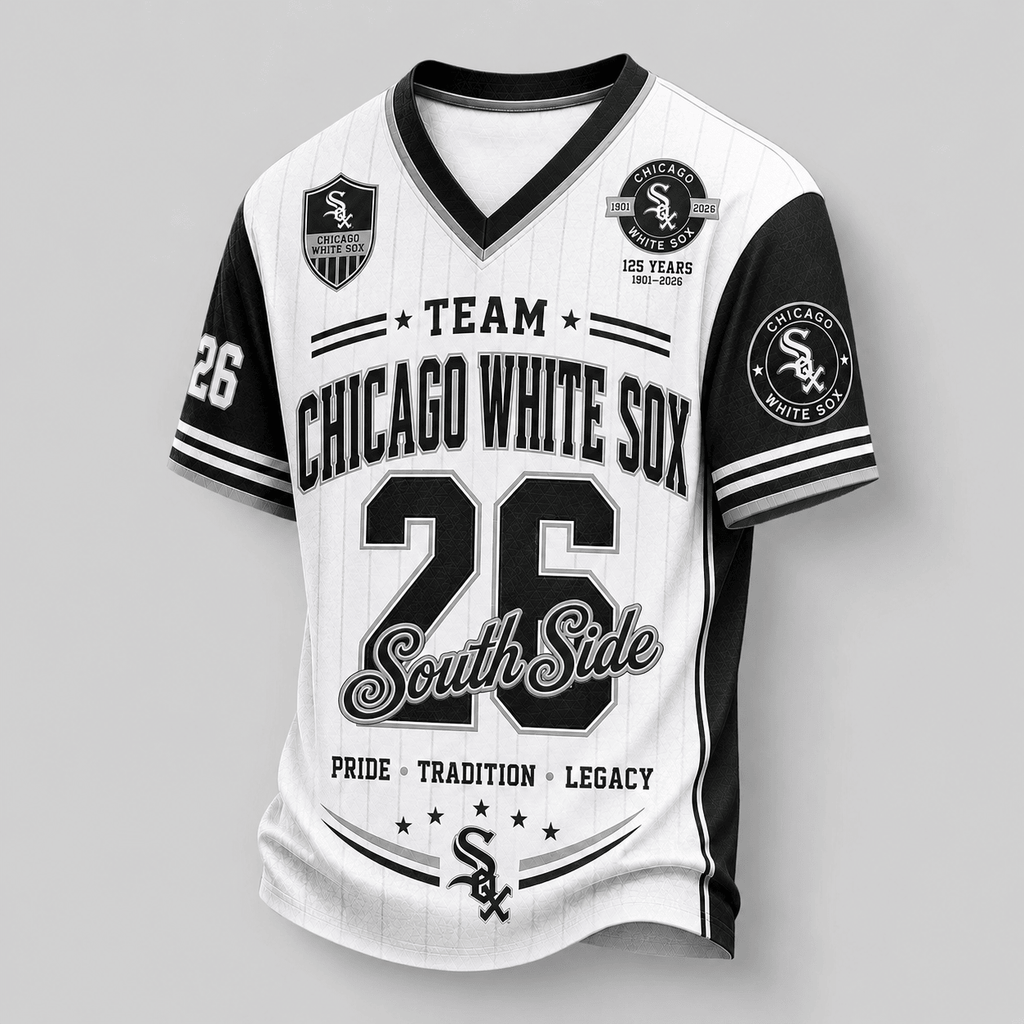 C.white Sox | Premium .m.l.b. Legacy Pride V-neck Jersey