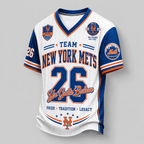 N.y.mets | Premium .m.l.b. Legacy Pride V-neck Jersey