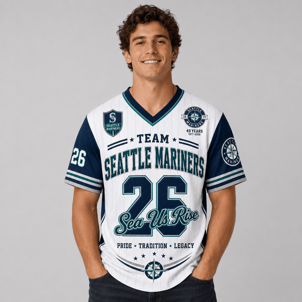 S.mariners | Premium .m.l.b. Legacy Pride V-neck Jersey