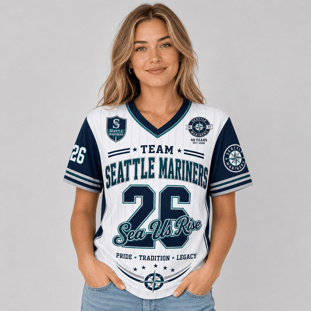 S.mariners | Premium .m.l.b. Legacy Pride V-neck Jersey