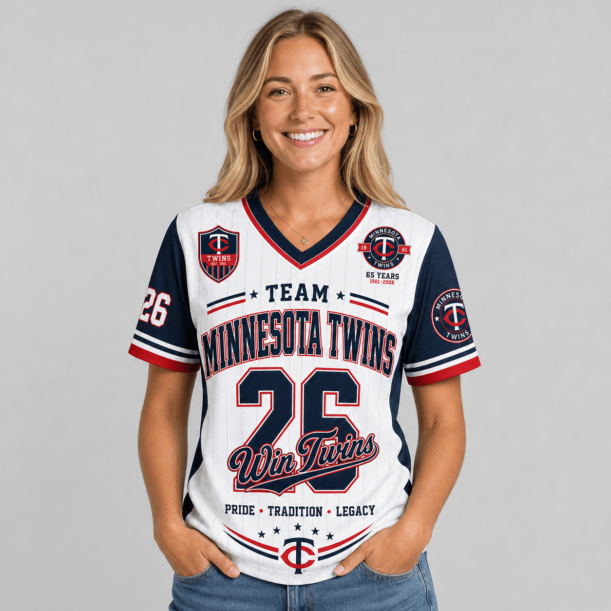 M.twins | Premium .m.l.b. Legacy Pride V-neck Jersey