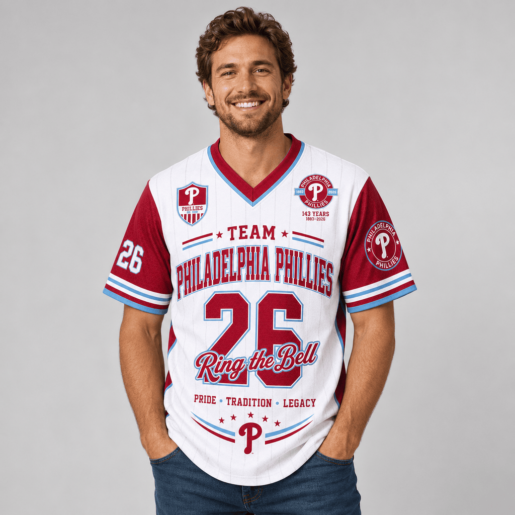 P.phillies | Premium .m.l.b. Legacy Pride V-neck Jersey
