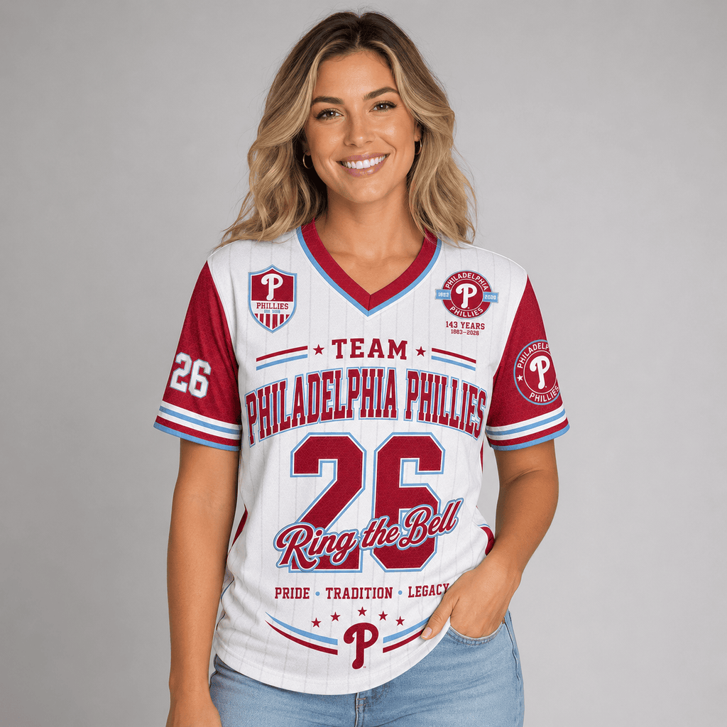 P.phillies | Premium .m.l.b. Legacy Pride V-neck Jersey