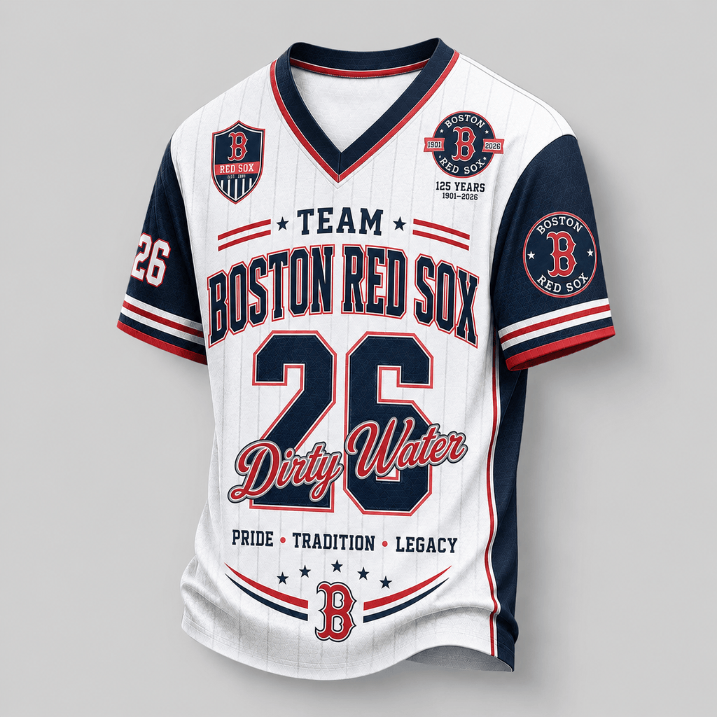 B.red Sox | Premium .m.l.b. Legacy Pride V-neck Jersey