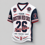B.red Sox | Premium .m.l.b. Legacy Pride V-neck Jersey