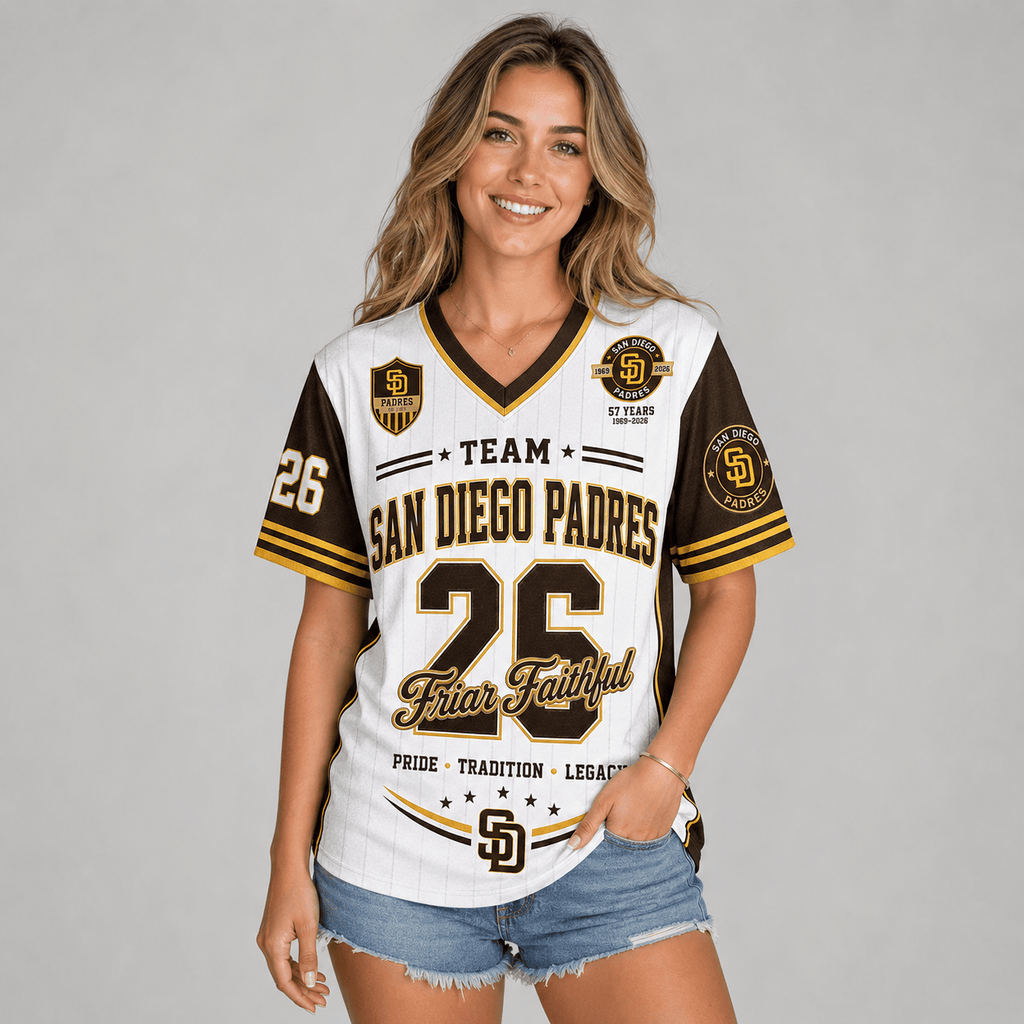 S.d.padres | Premium .m.l.b. Legacy Pride V-neck Jersey