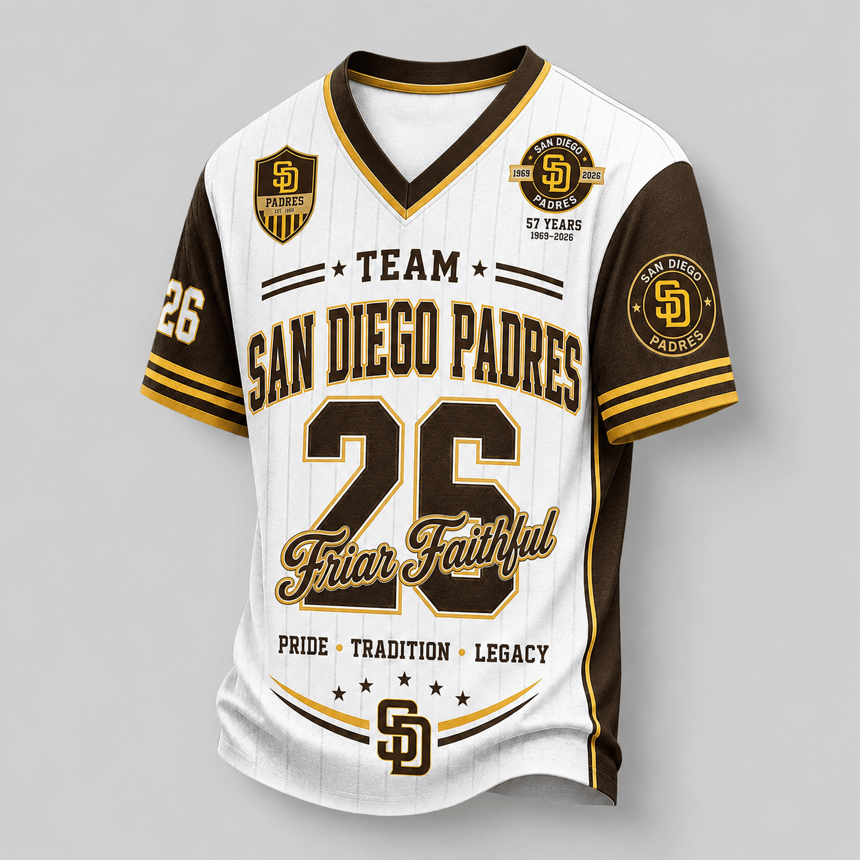 S.d.padres | Premium .m.l.b. Legacy Pride V-neck Jersey