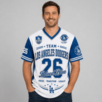 L.a.dodgers | Premium .m.l.b. Legacy Pride V-neck Jersey