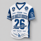 L.a.dodgers | Premium .m.l.b. Legacy Pride V-neck Jersey