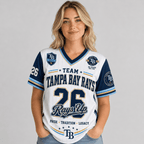 T.bay Rays | Premium .m.l.b. Legacy Pride V-neck Jersey