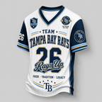 T.bay Rays | Premium .m.l.b. Legacy Pride V-neck Jersey